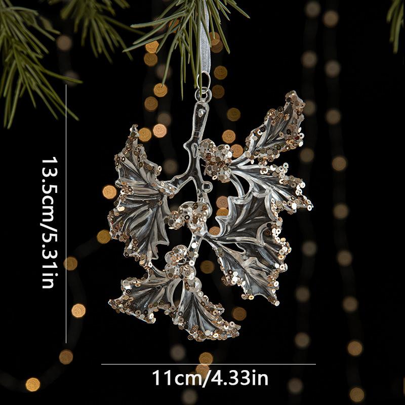 Рождественская прозрачная рождественская елка 1 Акриловые подвески Украшения Блестки Сцена Установка Реквизит