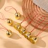 10/20 шт. DIY Мини-колокольчик из латуни Рождественский металлический колокольчик Декорация Подвеска Дверной колокольчик DIY Поделка Музыка ветра Латунный колокольчик Декорация Аксессуар
