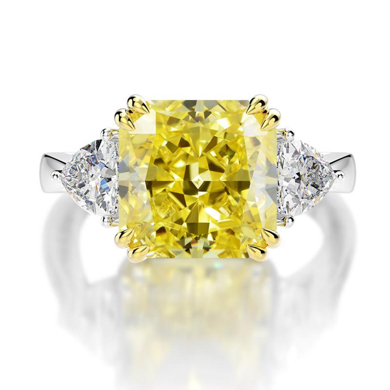 Gica Gema 100% 925 Sterling Silver Zircon Gemstone Wedding Engagement Ring For Women Fine Jewelry Gifts