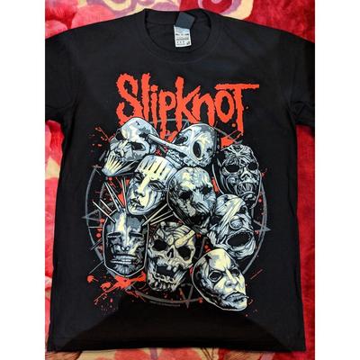 Футболка Slipknot Черная Хлопковая С Коротким Рукавом Унисекс S-5XL VM4575 Унисекс Футболка