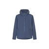 Champion All-Weather Series Solid Color Zip-Up Hooded Water-Resistant UV-Resistant Sports Jacket Men Jackets Jing-Mo-Blue 152420604-1