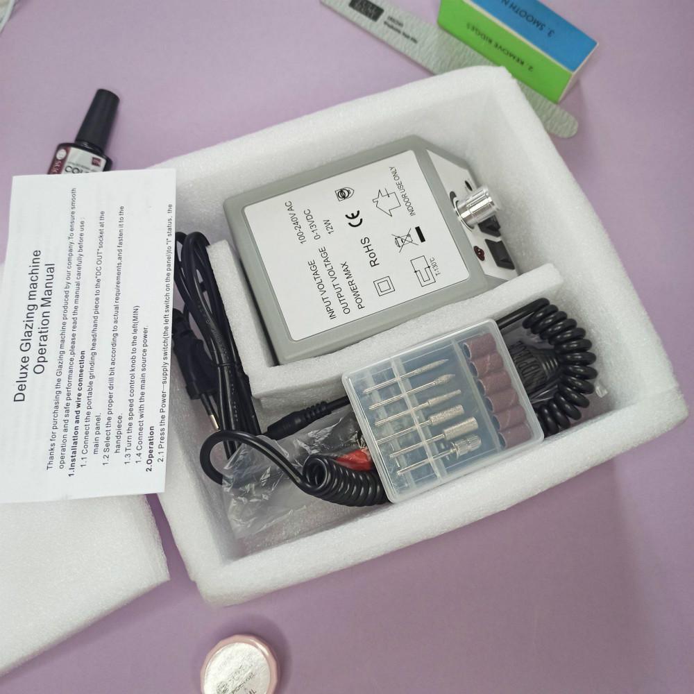 Real Shot 20000 об/мин персональные электрические сверла для ногтей набор для снятия гель-лака для ногтей маникюр педикюр фрезерный инструмент