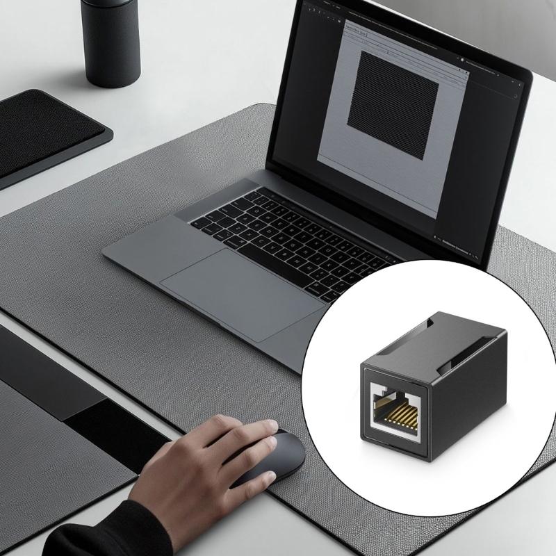 Качественный разъем RJ45 Cat7 Ethernet Gigabit сетевой удлинитель для Cat7/Cat6/Cat5e Быстрая передача данных Помехоустойчивость