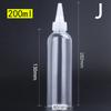 10-200Ml Plastic Squeeze Dropper Bottle With Screw Cap Transparent Eyes Liquid Ink Oil Dropper Bottles Paint Pigment Container