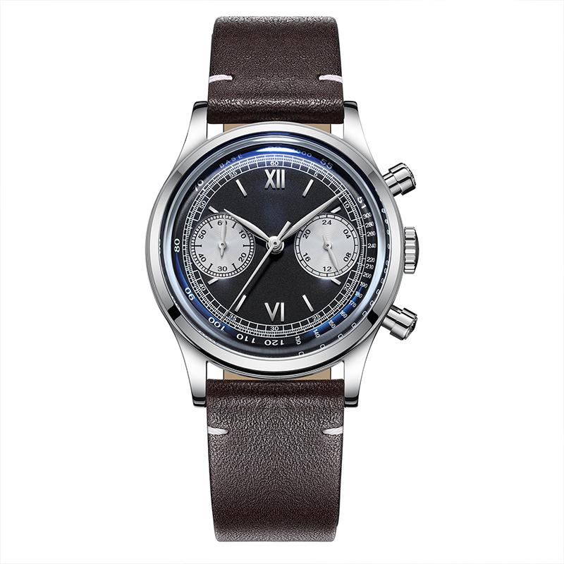 ADDIESDIVE AD2037 Men's Quartz Watch Bubble Mirror Glass 100m Diving Wristwatch 60min Chronograph for Man 38mm Relogio Masculino