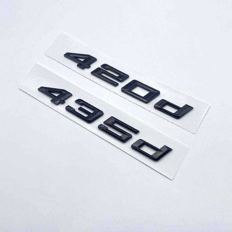 Новые цифры, буквы 420d, 428d, 430d, 435d, 440d, эмблема ABS для BMW 4 серии F32 F33 F36 G22 G23, табличка на багажник автомобиля, наклейка с логотипом