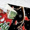 Рождественская елка Грузовик Снеговик Льняные дорожки на стол Праздничное украшение вечеринки Кантри Кухня Обеденный стол Дорожки Рождественское украшение