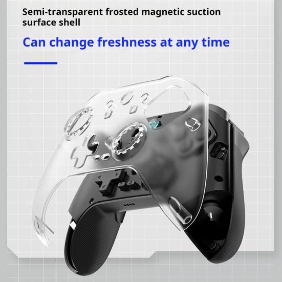 Gamepad with Customizable Button Modules Interactive Charging Base Multi-Platform Use Bluetooth-compatible 5.3 Turbo Macro Functions Game Controller