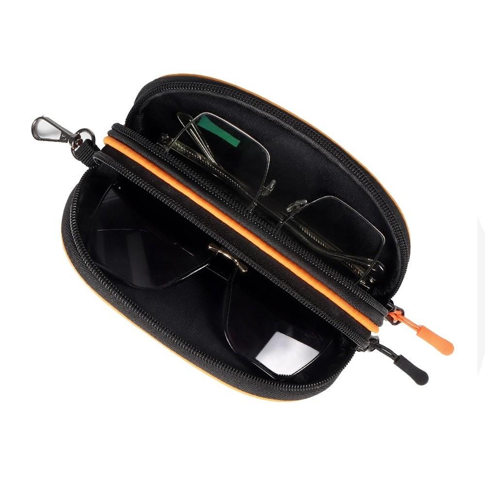 Double Layer Sunglasses Case Durable Money Pouch Organizer Portable Glasses Storage Box Outdoor