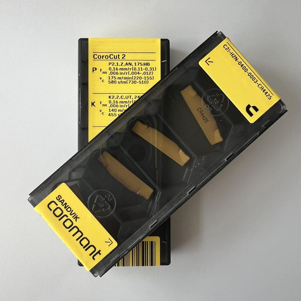 SANDVIK / C2I-H2N-0400-0003-CR 4425 / Original Swedish hard alloy blade 5 Pcs