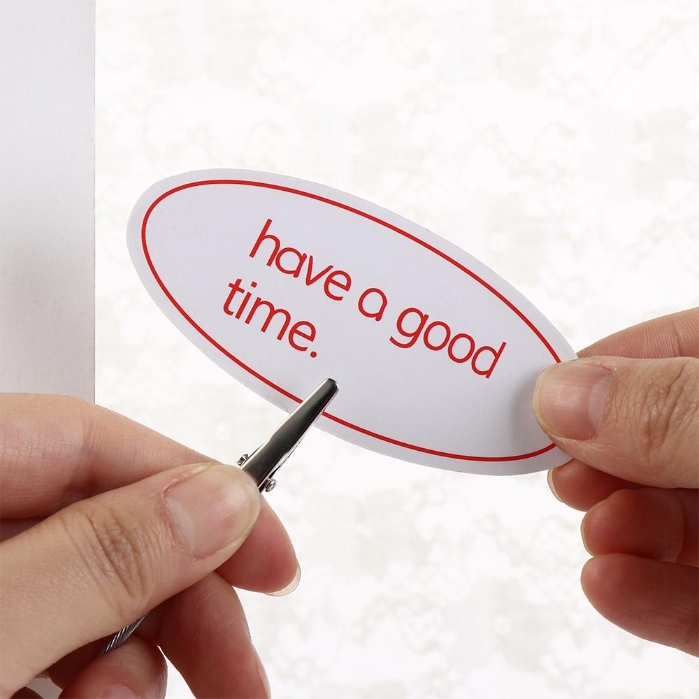 DIY Handmade Party Supplies Wooden Base Card Holder Bedside Ornaments Photo Paper Clamp Memo Clip