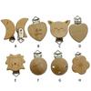 Infant Wood Cartoon Animal Shaped Pacifiers Anti-lost Chain Clip Teething Portable Clips Handicraft for Feeding Care