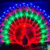 Plug-in Peacock Lights Sunflower Star Atmosphere Lights Fashion LED Lights  Holiday Party