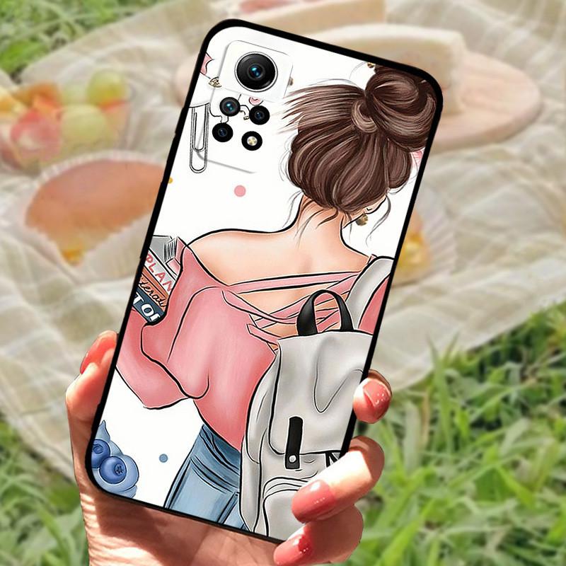 Чехол для Redmi Note 12 Pro 4G, силиконовый, мягкий, мраморный, черный бампер, Funda Coque, для Xiaomi Redmi Note 12 Pro, защитный чехол для телефона