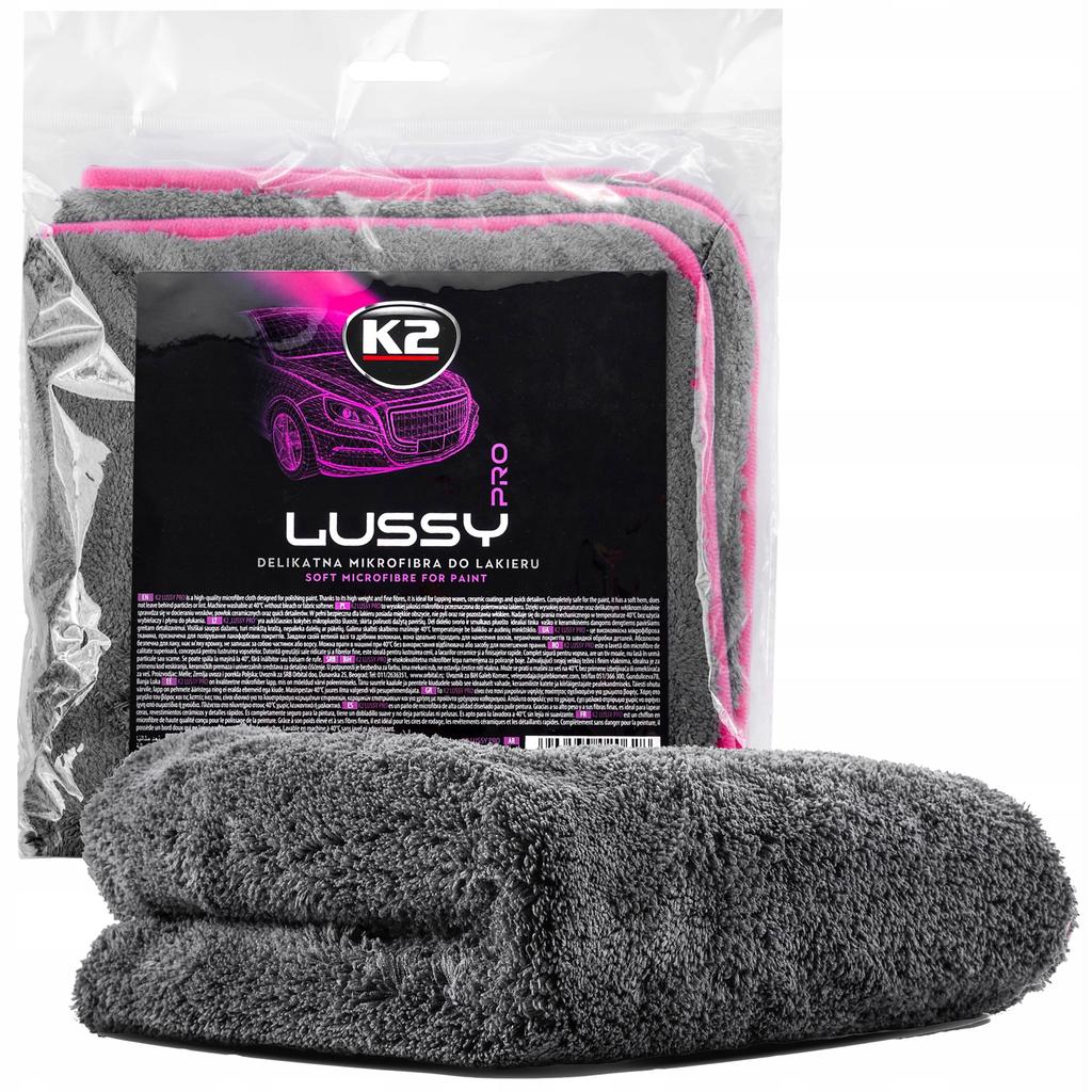 K2 Microfiber Towel LUSSY 40x40 for Drying & Polishing, Thick 1200g/m2 D0222
