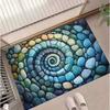 Spiral Stairs Carpet Mat Rug Home Decoration Living Room Bedroom Floor Decor Visual Effect Creative Pattern Modern Welcome Mat