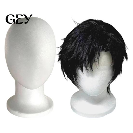 Styling Foam Head Mannequin for Wigs, Lightweight Wig Display Stand with Stable Faceless Holder Base Trimming Professional Salon Use and Cosplay Props