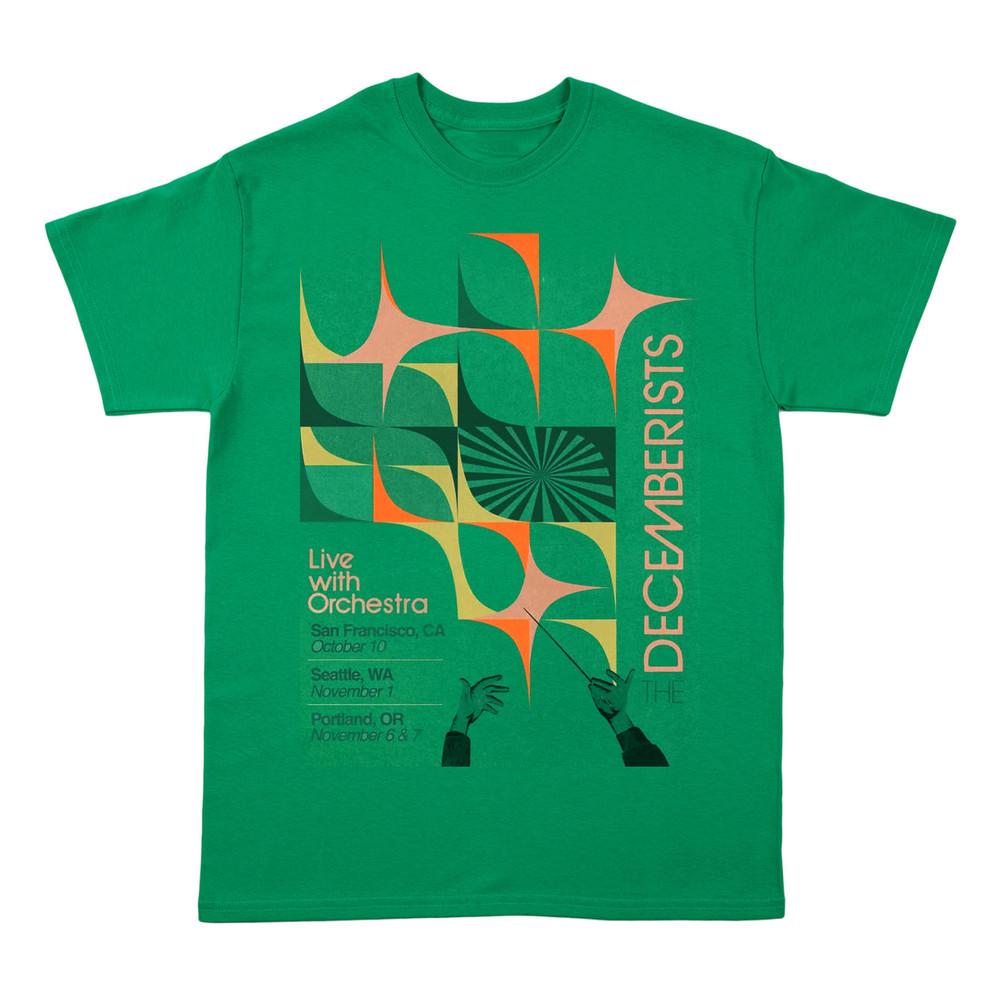 The Decemberists Winter Tour Tee Shirt Tuff Green Unisex S-5XL EM1102 Unisex T-Shirt