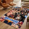 Wrestlemania Personalized Text Area Rug Design for Kitchen Dormitory Balcony Living Rooms Anti-slip Rug Decorate Offices Birthday/Christmas Gift