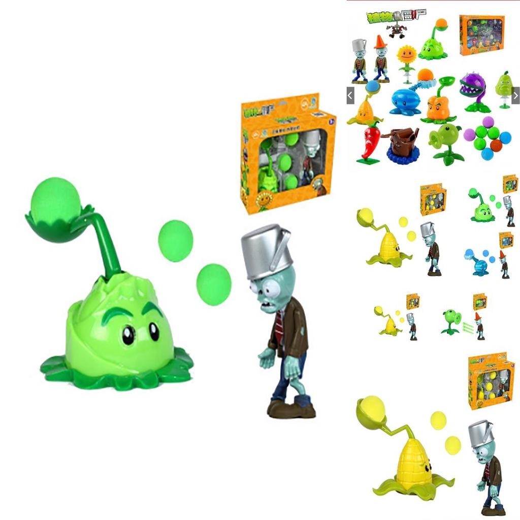 Увлекательный игровой набор Plants Vs Zombies с яркими мини-фигурками для детей