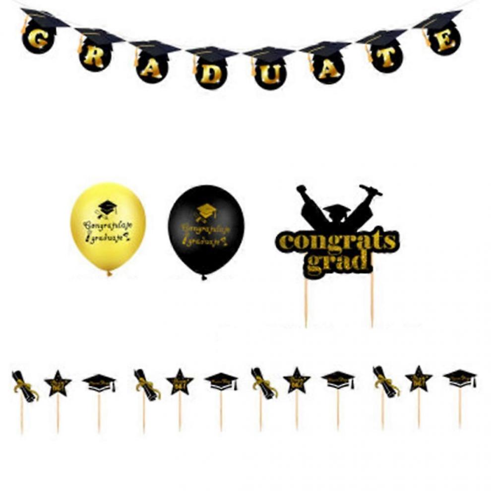 Graduation Party Balloon Set 7 for Banner Ceremony Decor