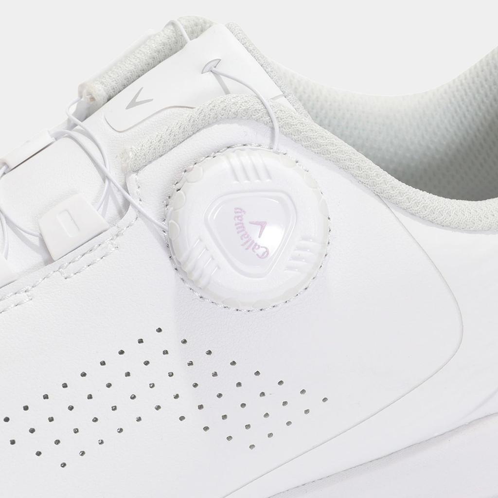 Callaway Обувь AEROSPORTS WM Обувь для гольфа C24996230 x Размер см Женская (Шипованный циферблат) / 1031_Белый Серебристый, 24.5