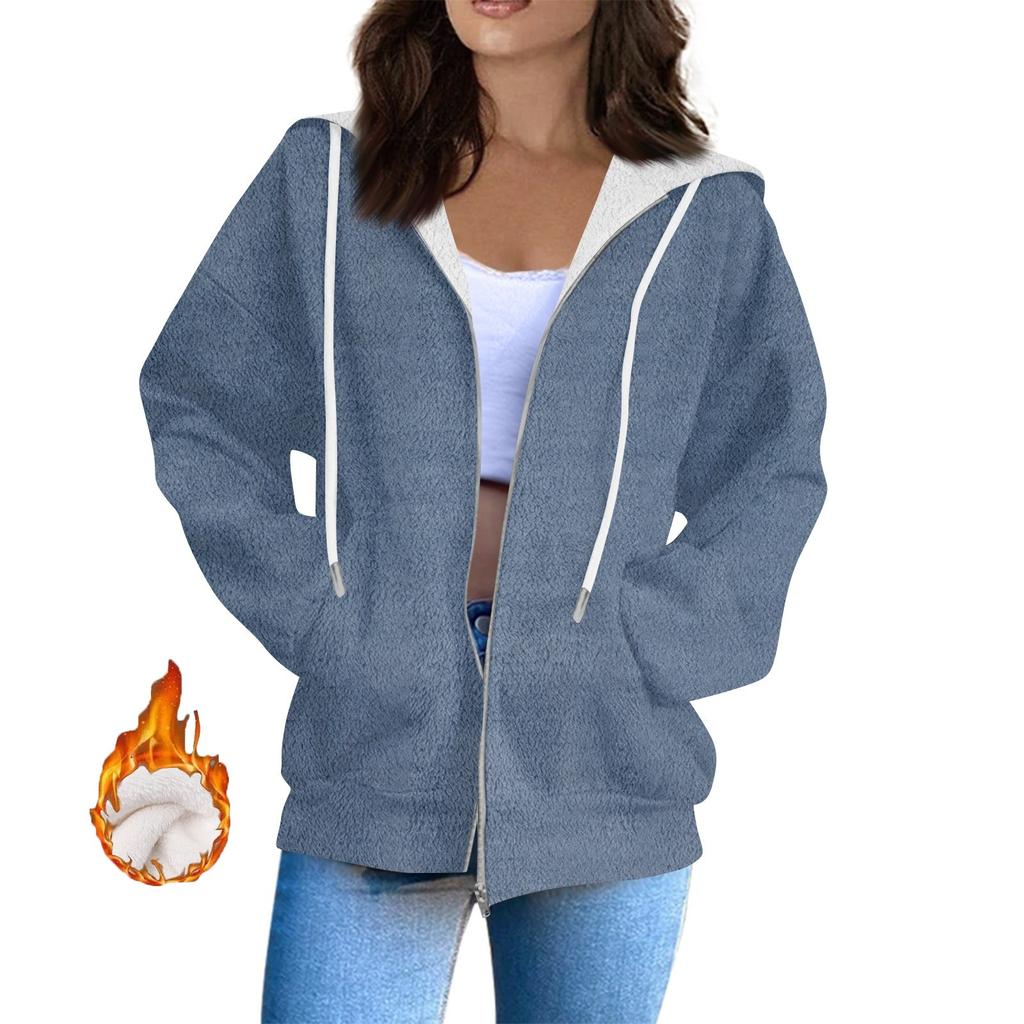 Women's Sweatshirt Sports Flannel Sweatshirt Long Sleeve Top Casual Hoodies Sweatshirt