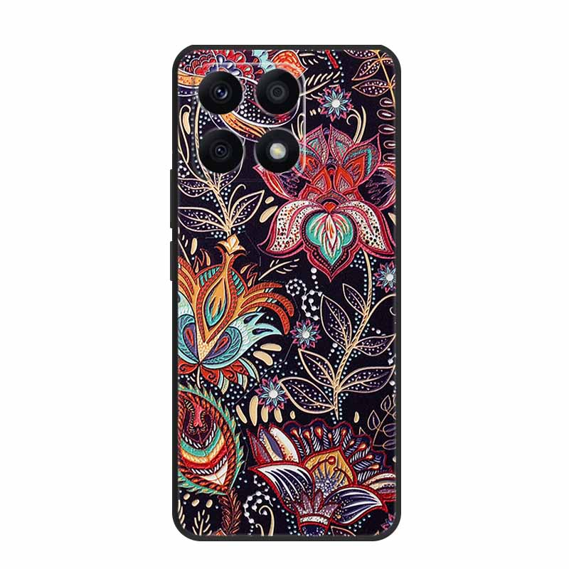 3D Тисненый Чехол Для Телефона Xiaomi 15T Pro Чехол 15 T Pro Coque Цветы Ударопрочный Мягкий Силикон Coque Для Xiaomi 17 Задняя Крышка Чехол