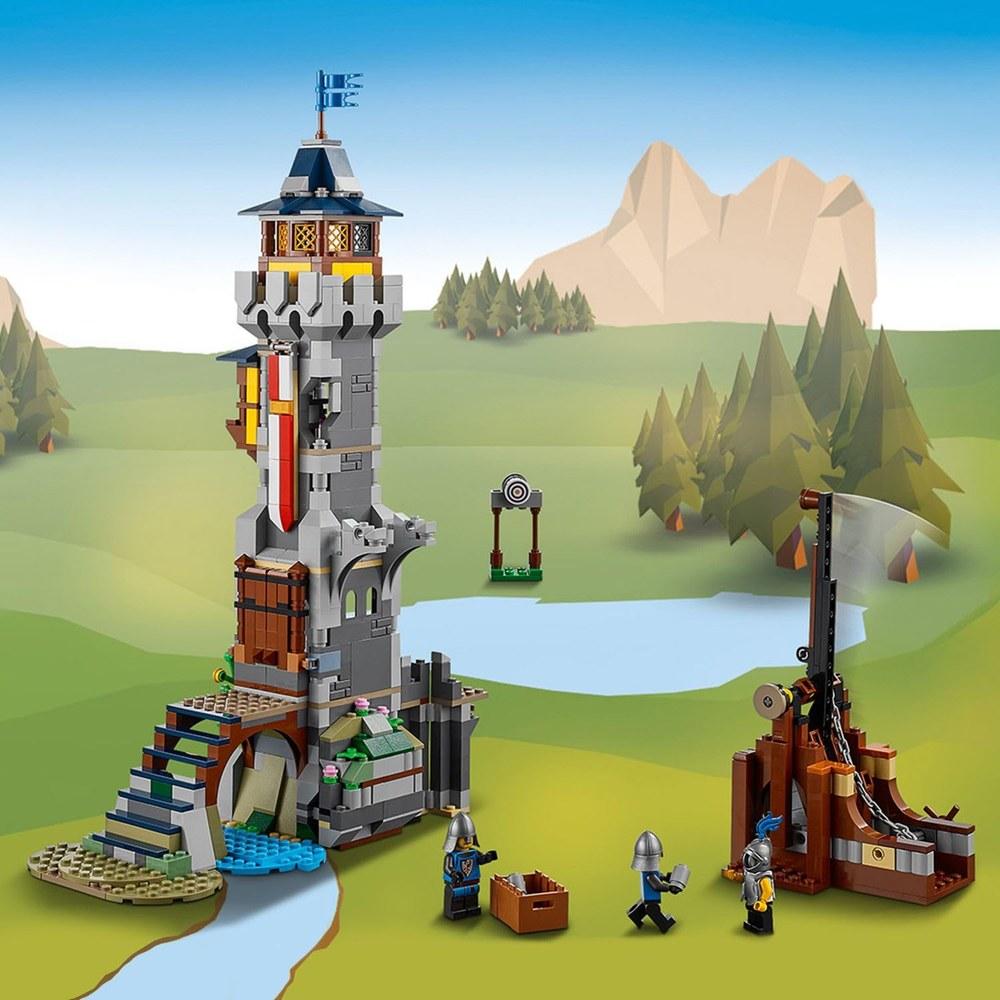 LEGO Creator Expert Средневековый Замок Набор Строительных Блоков Для Детей 9-11 Лет Подарок на День Рождения Рождество Мальчики Девочки