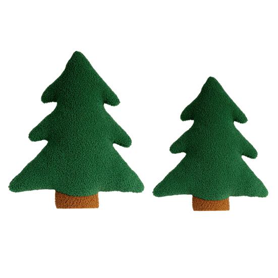 Плюшевая кукла-подушка в виде рождественской елки, мягкая набивная подушка для дивана, декоративная подушка, домашний декор для рождественской вечеринки, подарок