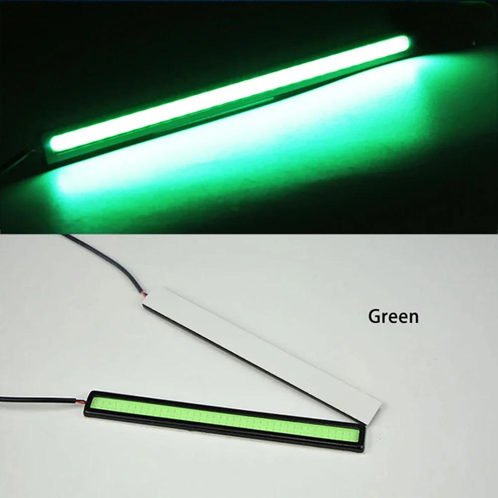 1/2PCS DC 12V 17cm Blue Super Bright LED Car COB Lights DRL Fog Driving Running Lamp Car COB LED Light Waterproof