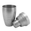 Cocktail Shaker 304 Stainless Steel Boston Shaker Mixer with Built in Strainer for Bar Home