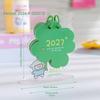 Card Paper 2027 Desk Calendar Puppy Shape Standing Table Calendar 2027 Table Calendar  Table Decor