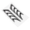 3D Shark Gills Waterproof Flow Fender Decor Car Stickers Vent Air Decals