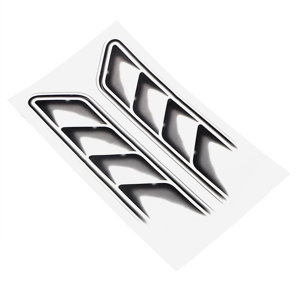 3D Shark Gills Waterproof Flow Fender Decor Car Stickers Vent Air Decals