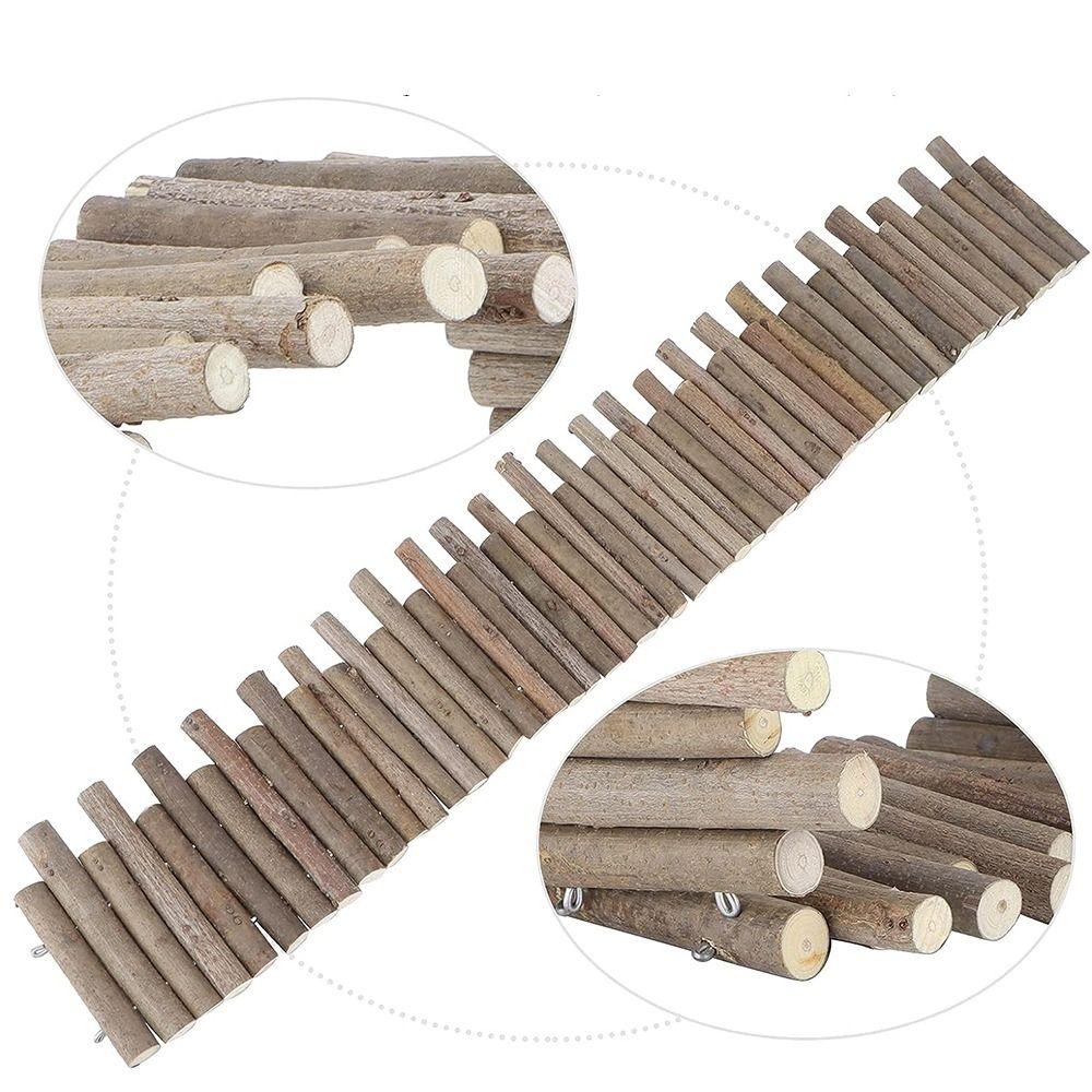 Стоящие морские свинки Дверной забор Деревянный хомяк Деревянный мост Клетка Аксессуары Песчанка