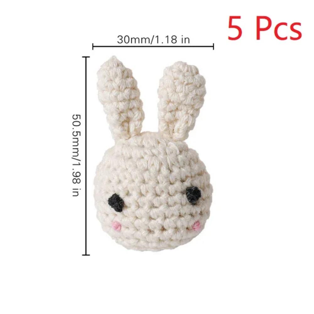 1Pc Customized Baby Teether Wooden Bracelet Crochet Rattle Toys BPA Free Crochet Lemon Bunny Rodent Rattle Newborn Toys Gift