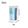 1/2pcs-Transparent Mask Storage Box with Cover Dust Mouth and Nose Cover Door Desk Entrance Mask Box