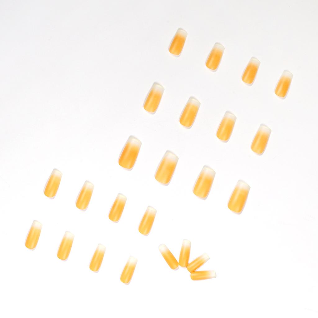 Лимонад Летняя одежда Ногти Готовые Накладные ногти Пластырь для ногтей Пластырь для ногтей Пластырь для накладных ногтей