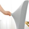 Light Gray Thick Gray Checkered Chair Cover