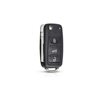Запасной складной брелок для ключа автомобиля для VW Volkswagen Golf Mk6 T1guan Polo Passat CC Seat Skoda Octavia 3 кнопки