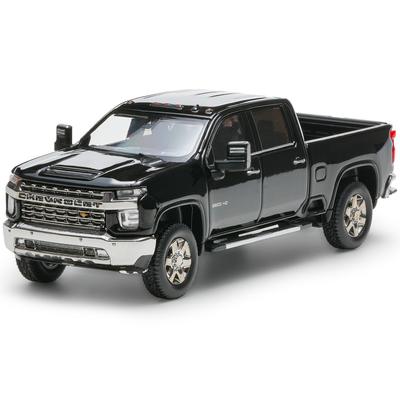 1/64 Silverado HD 2020 Сплав Пикап Модель Автомобиля Литье под Давлением Металл Внедорожники Модель Автомобиля Симуляция Миниатюрный Масштаб Детская Игрушка Подарок