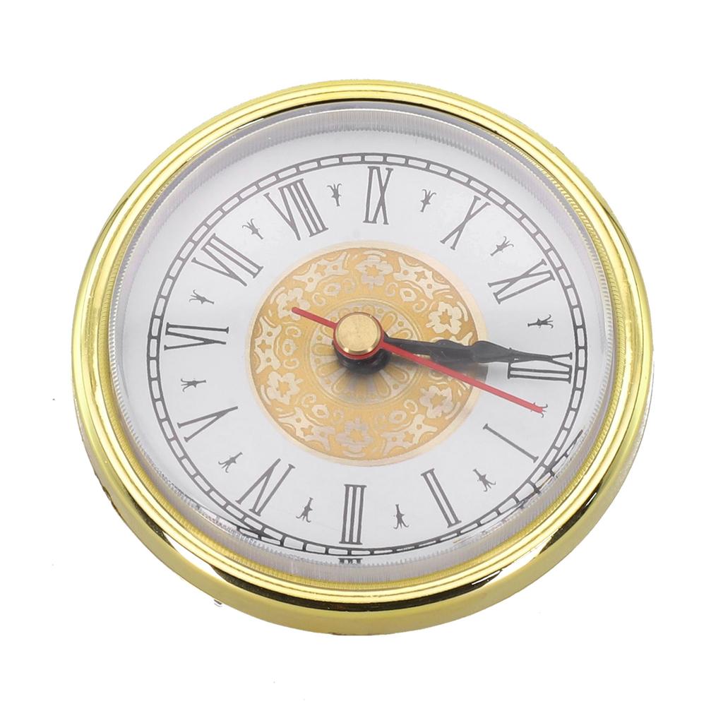 Алюминиевые настенные часы Золотая отделка Ретро-часы Простой дизайн