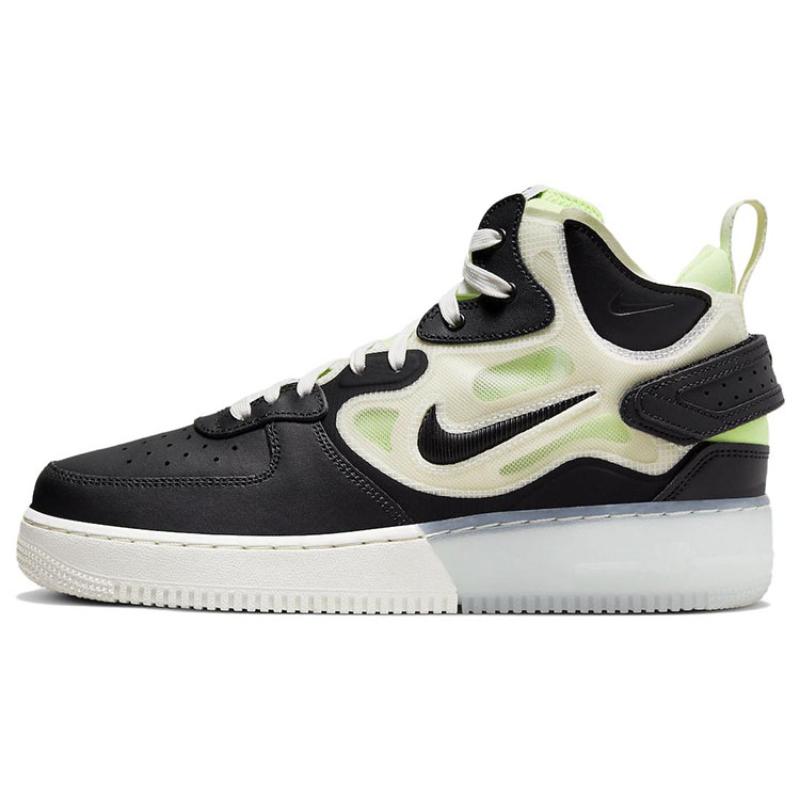 Nike Кроссовки Nike Air Force 1 React Mid Black Sail Ghost Green DQ1872-100