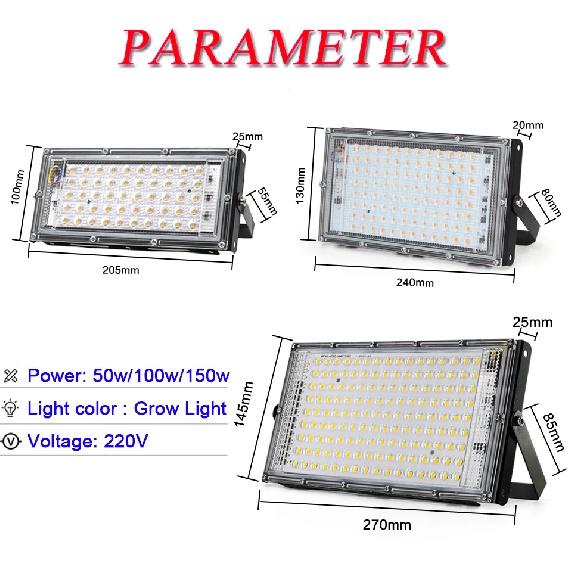 Светодиодный прожектор-спот для улицы, дома 50 Вт 100 Вт 150 Вт AC 220 В Foco LED Потолочный спот-светильник Наружный Вниз Уличное освещение