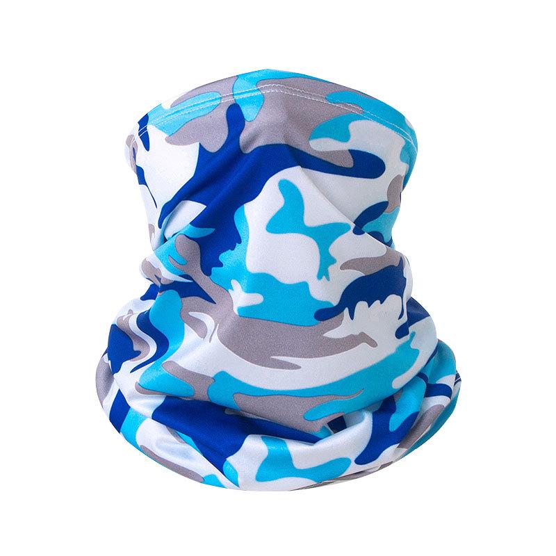 Summer Ice Silk Sunscreen Neck Gaiter: Breathable, Quick-Drying, Multifunctional Headscarf and Cycling Face Mask for Sun Protection