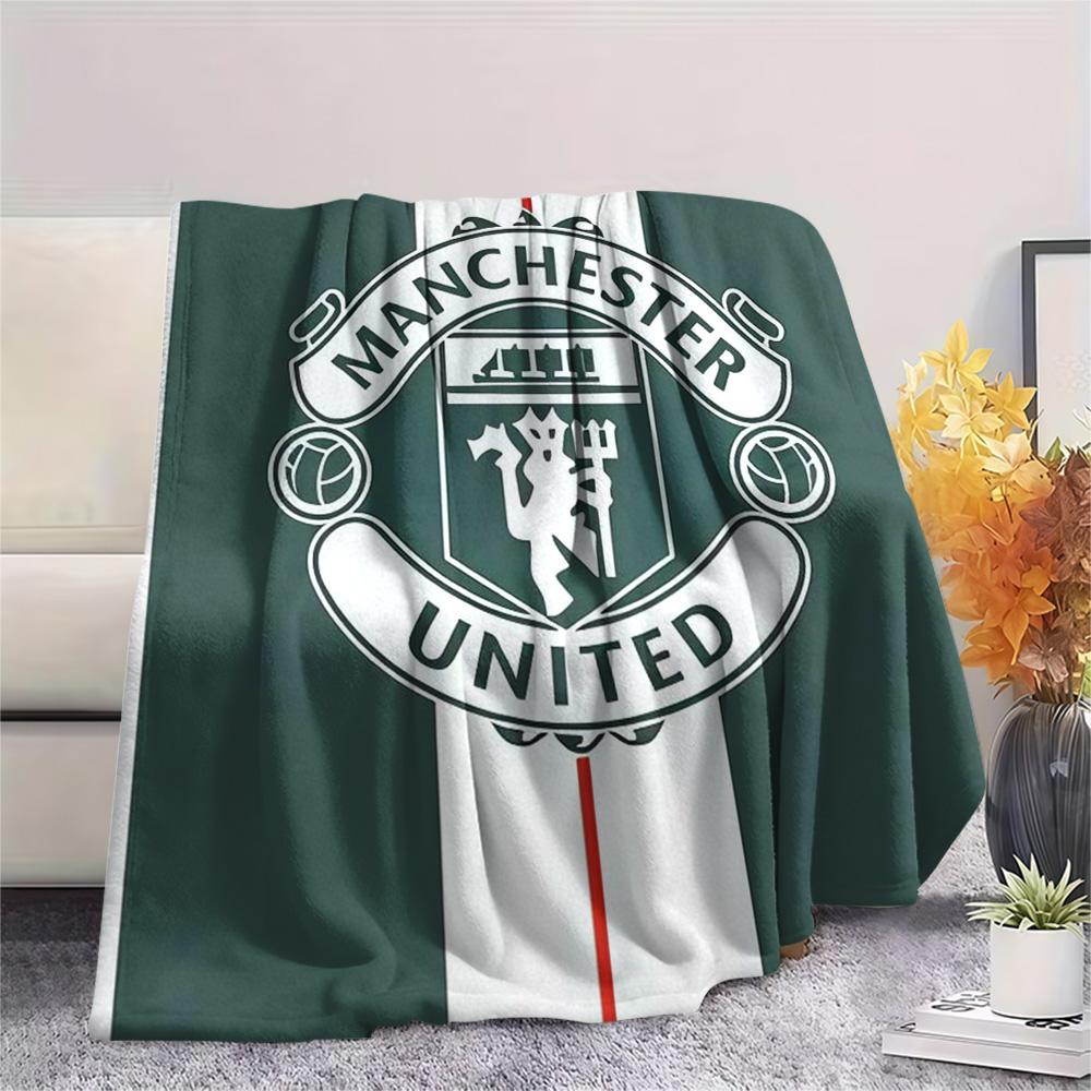 Man Utd Print FlAannel Blanket, High quality Comfortable for All Seasons, Home Decor, Warmth and Comfort