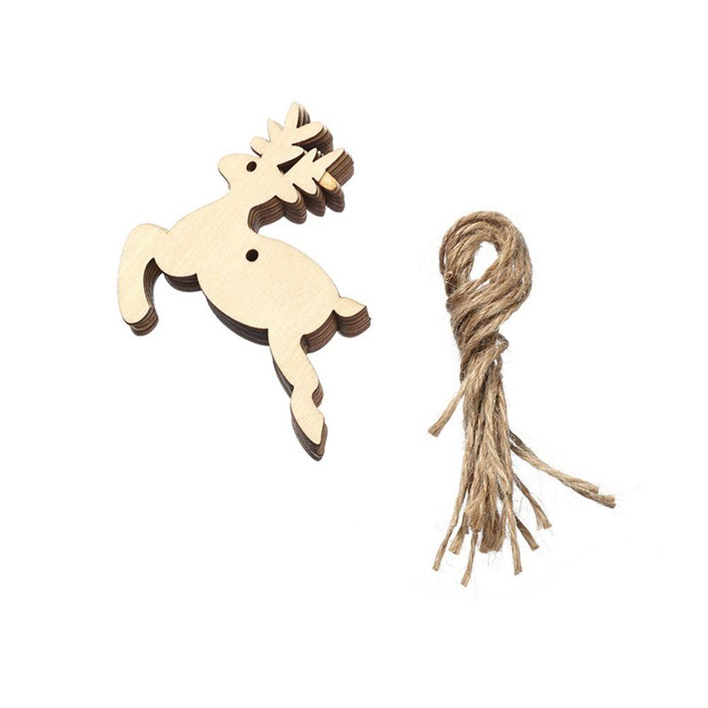 Christmas Tree Ornaments Christmas Decorations Christmas Tree Pendant Wooden Tags Wooden Slices