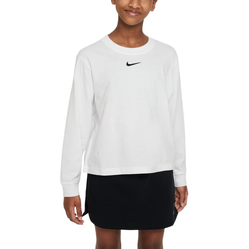 Nike Базовая спортивная футболка для детей Белая DV0575-100