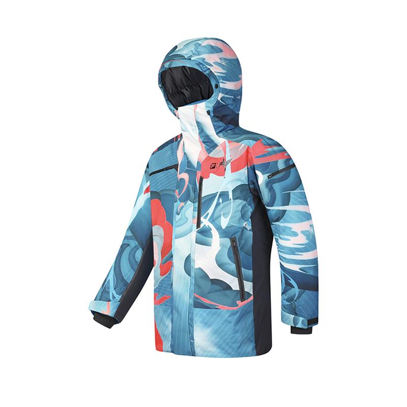 FILA Down Jacket Men's All Over Print A11M446920FZA
